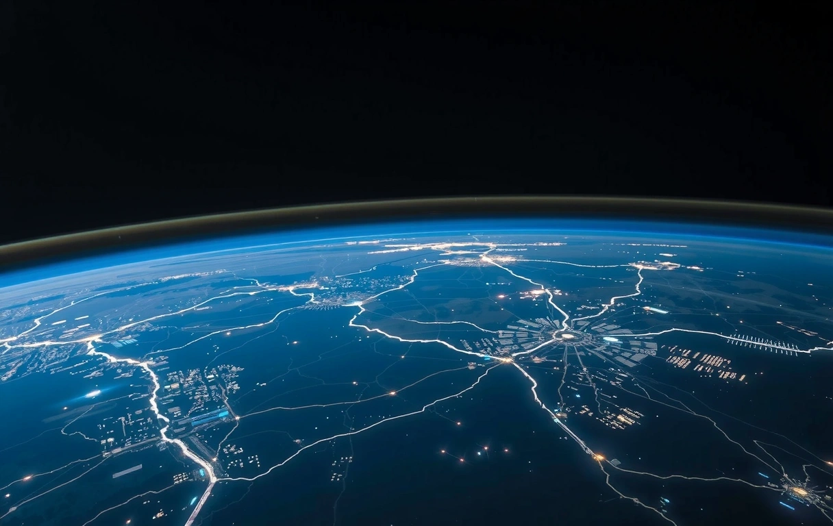 Орбитален изглед на Земята